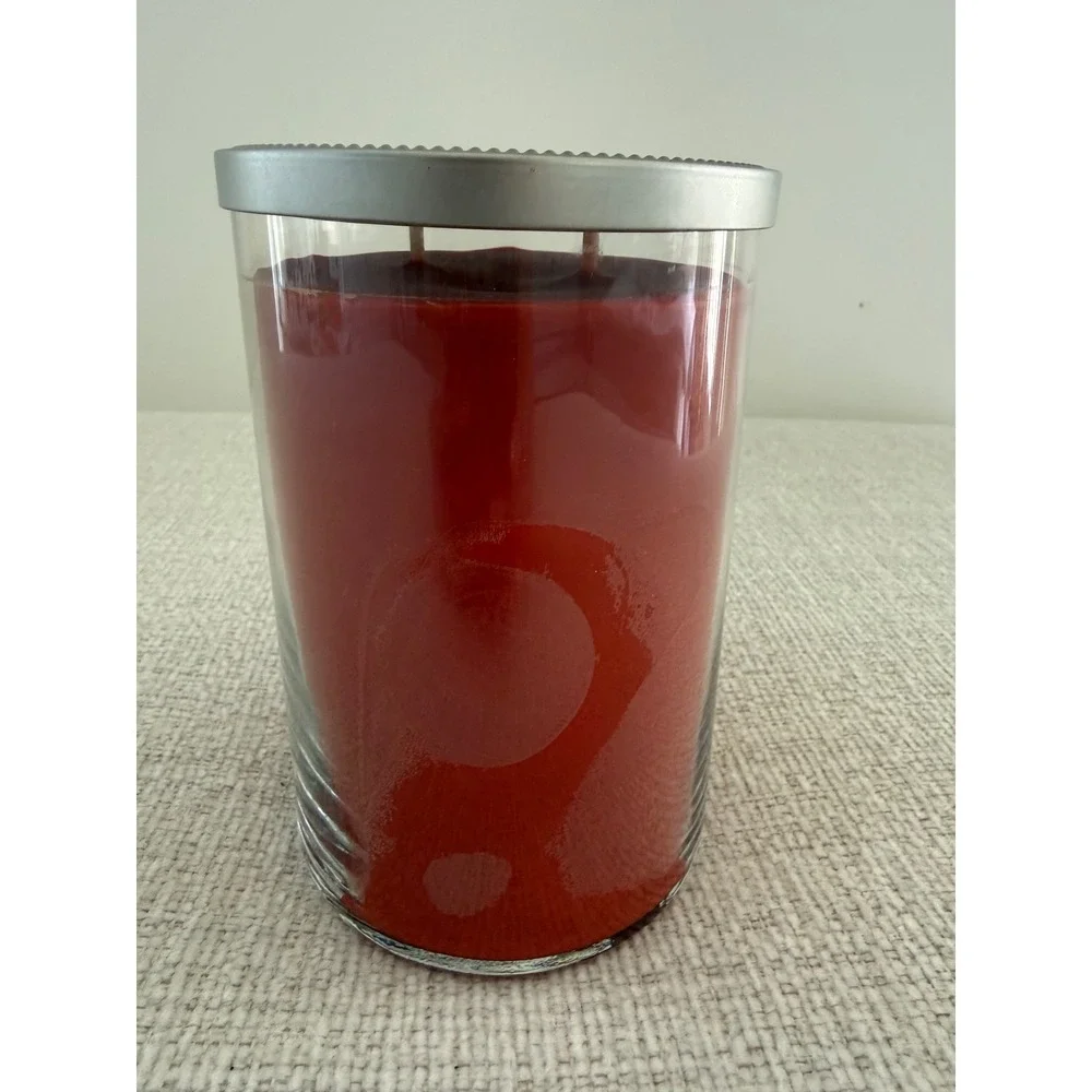 New‎ Yankee Candle KITCHEN SPICE Large 2-Wick Tumbler 22 Oz Red Brown Wax